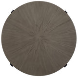 SAFAVIEH Deetta White Marble/ Black Round Coffee Table - 36" W x 36" D x 18" H - 36Wx36Dx18H