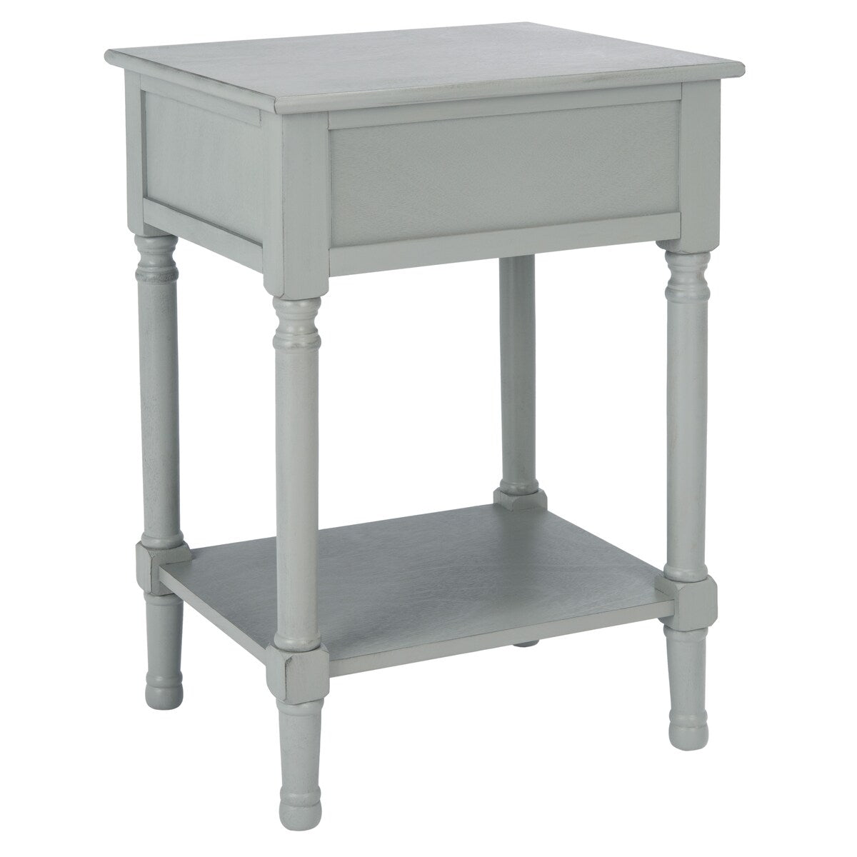 SAFAVIEH Dena 1-Drawer Accent Table - 19" W x 15.8" L x 26" H - 19Wx16Dx26H