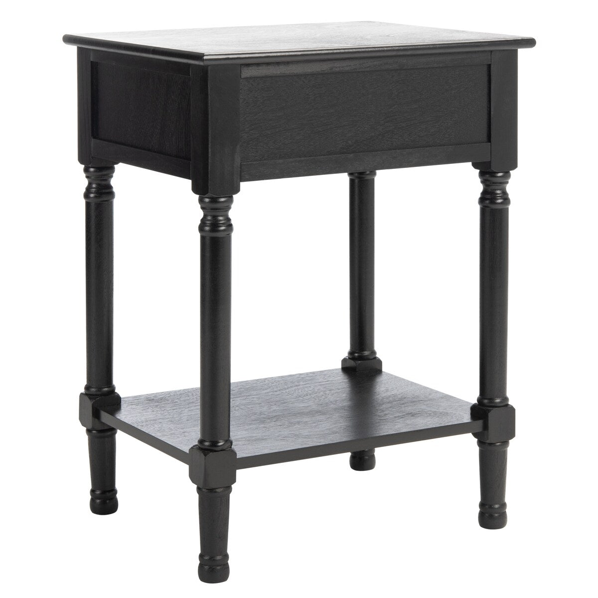 SAFAVIEH Dena 1-Drawer Accent Table - 19" W x 15.8" L x 26" H - 19Wx16Dx26H