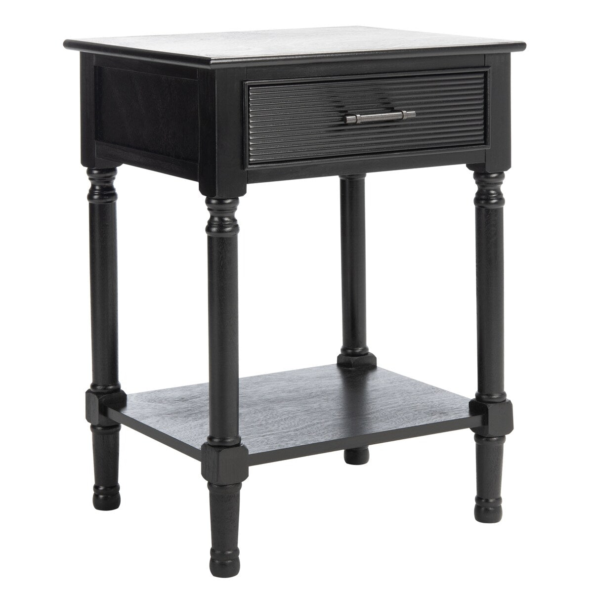 SAFAVIEH Dena 1-Drawer Accent Table - 19" W x 15.8" L x 26" H - 19Wx16Dx26H