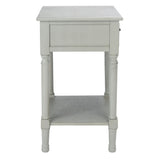 SAFAVIEH Dena 1-Drawer Accent Table - 19" W x 15.8" L x 26" H - 19Wx16Dx26H