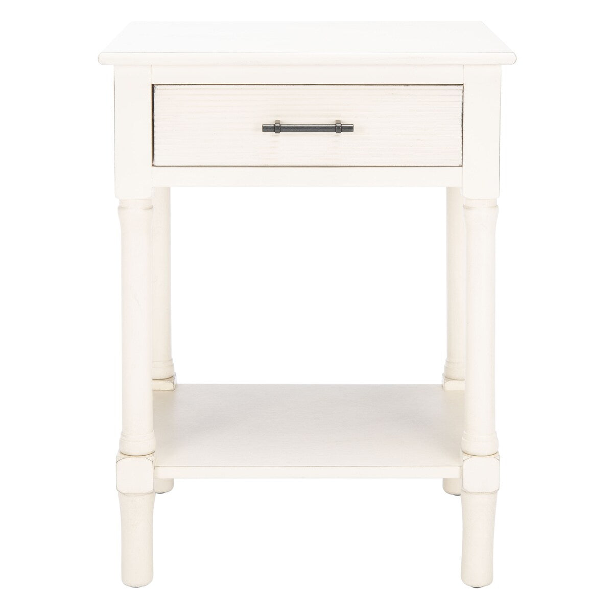 SAFAVIEH Dena 1-Drawer Accent Table - 19" W x 15.8" L x 26" H - 19Wx16Dx26H