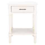 SAFAVIEH Dena 1-Drawer Accent Table - 19" W x 15.8" L x 26" H - 19Wx16Dx26H