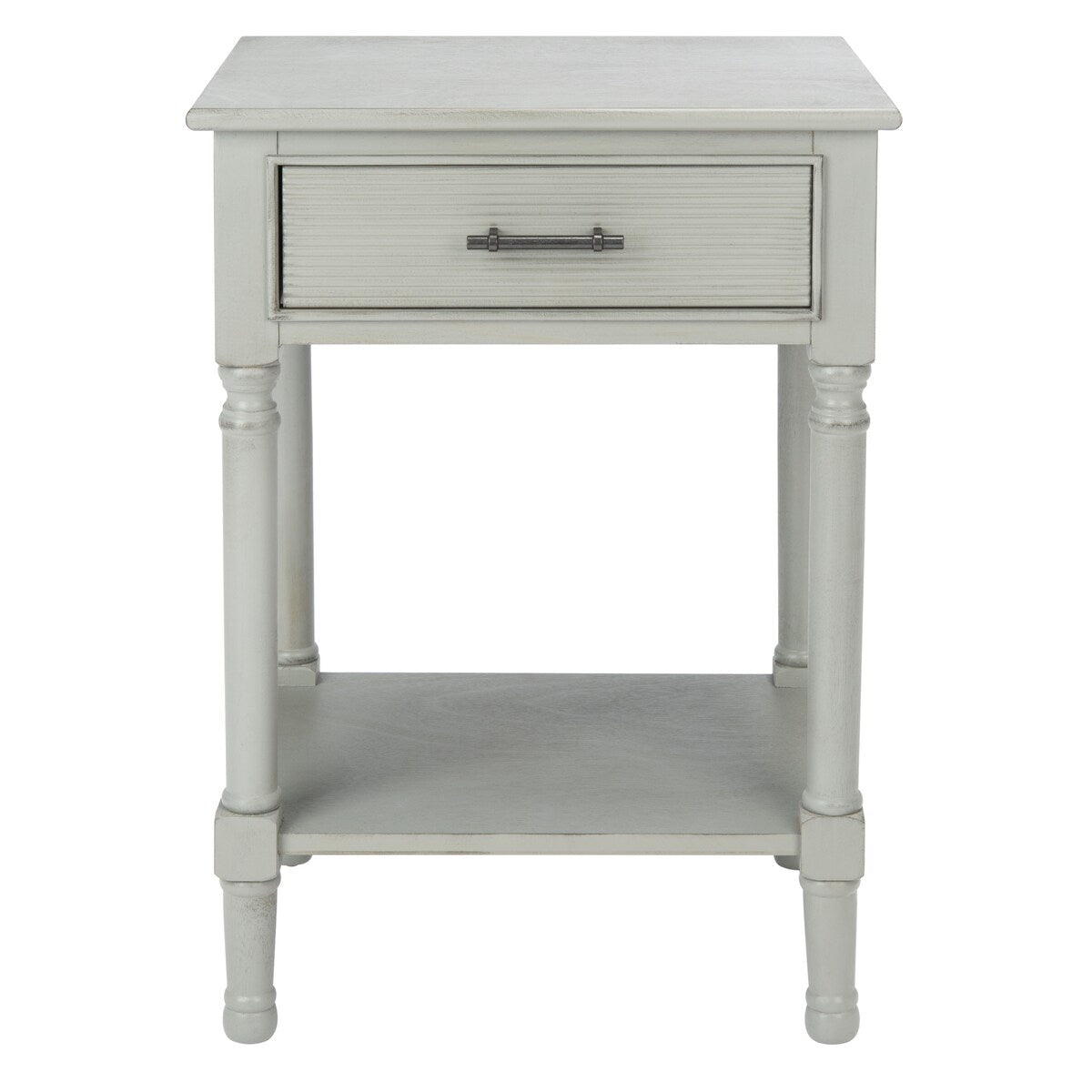 SAFAVIEH Dena 1-Drawer Accent Table - 19" W x 15.8" L x 26" H - 19Wx16Dx26H