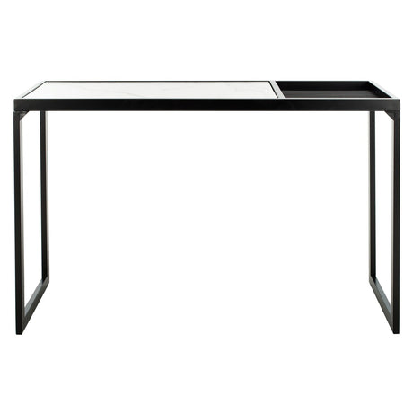 SAFAVIEH Denise White/ Black Console Table - 48" x 18" x 30" - 48Wx18Dx30H