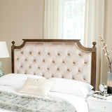 SAFAVIEH Desiderata Rustic Wood Tufted Headboard