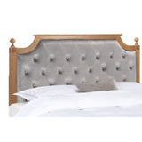 SAFAVIEH Desiderata Rustic Wood Tufted Headboard