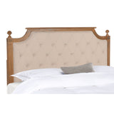 SAFAVIEH Desiderata Rustic Wood Tufted Headboard