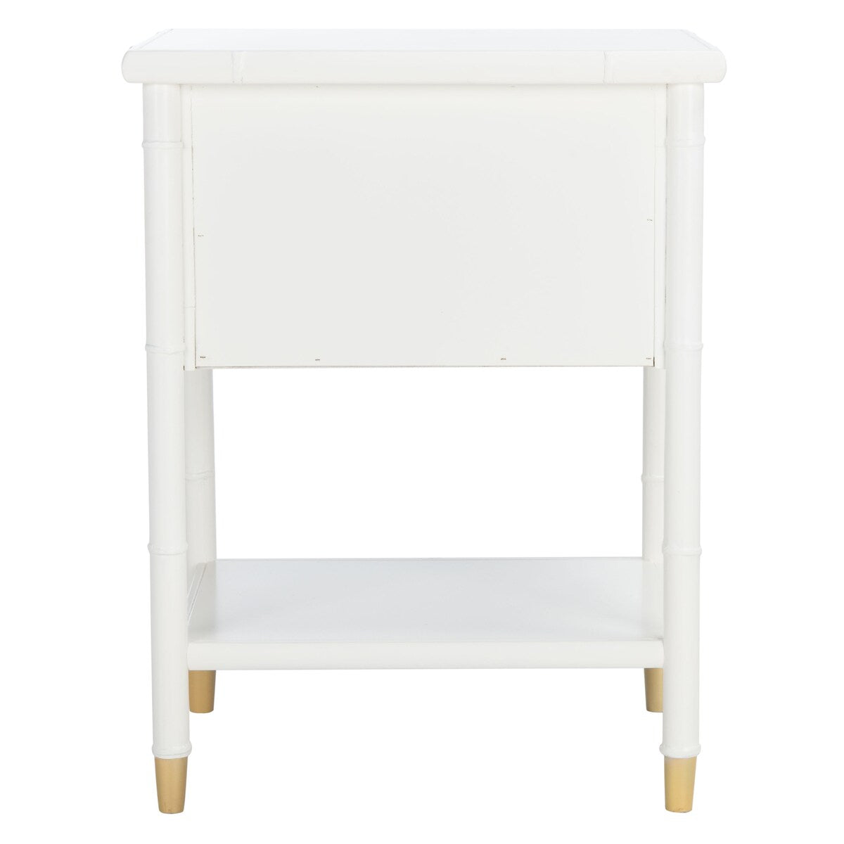 SAFAVIEH Dessa 2-Drawer 1-Shelf Accent Table. - 21" W x 18" D x 27" H - 21Wx18Dx27H