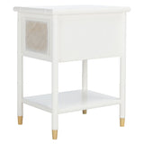 SAFAVIEH Dessa 2-Drawer 1-Shelf Accent Table. - 21" W x 18" D x 27" H - 21Wx18Dx27H