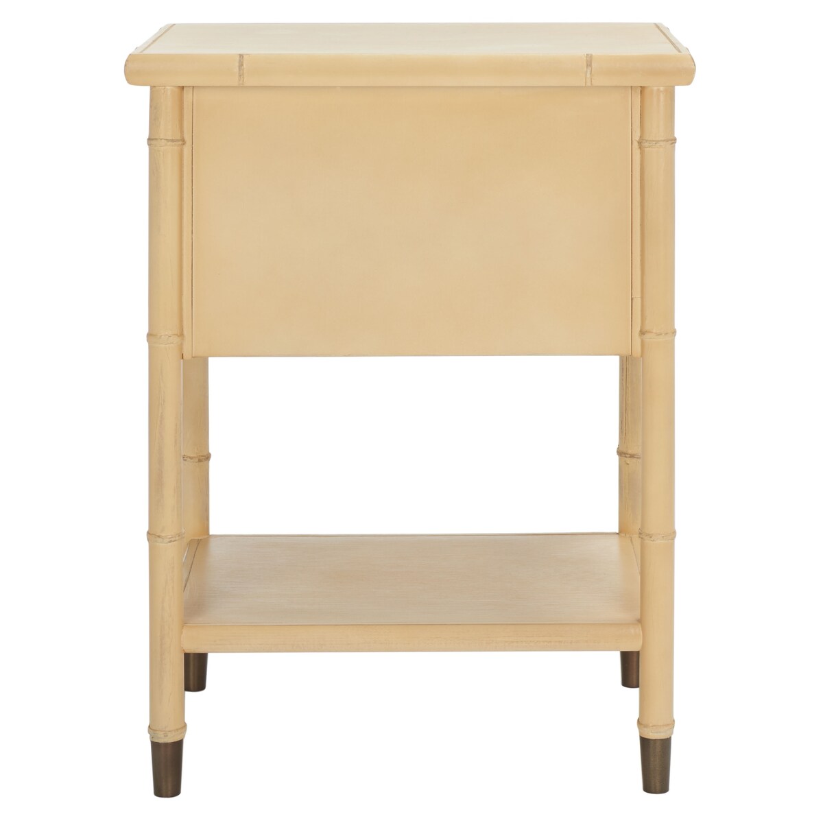 SAFAVIEH Dessa 2-Drawer 1-Shelf Accent Table. - 21" W x 18" D x 27" H - 21Wx18Dx27H