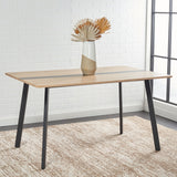 SAFAVIEH Devendra Dining Table - 55" W x 35" D x 30" H - 55Wx35Dx30H