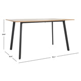 SAFAVIEH Devendra Dining Table - 55" W x 35" D x 30" H - 55Wx35Dx30H