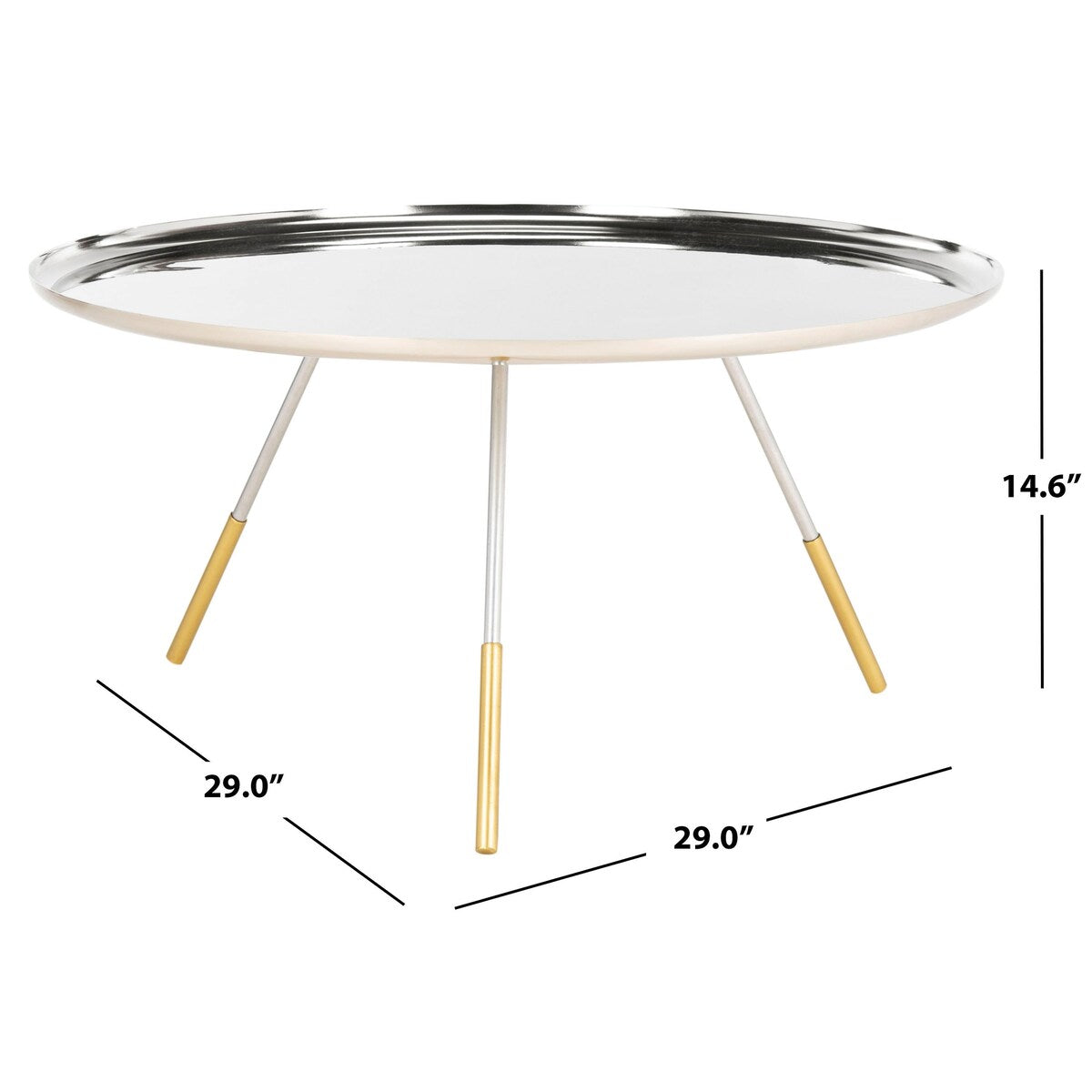 SAFAVIEH Diann Coffee Table - 29Wx29Dx15H