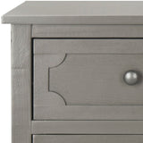 SAFAVIEH Dinah Grey 3-Drawer Storage Side Chest - 16.9" x 13.4" x 26.8" - 17Wx13Dx26H