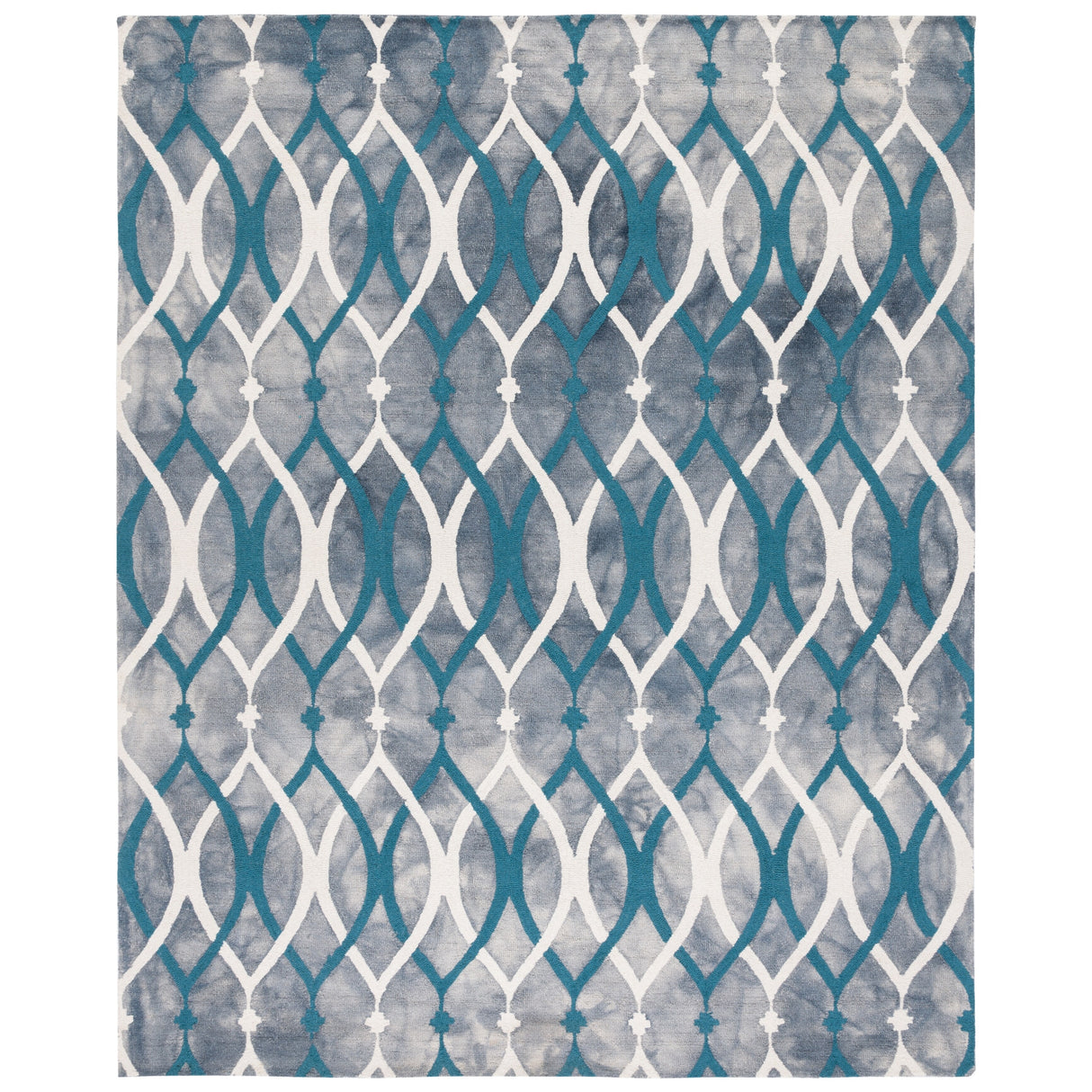 SAFAVIEH Dip Dye Mercan Hand-tufted Wool Geometric Area Rug