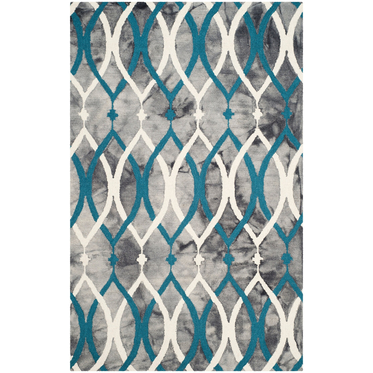 SAFAVIEH Dip Dye Mercan Hand-tufted Wool Geometric Area Rug