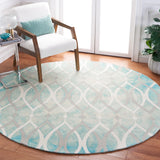 SAFAVIEH Dip Dye Mercan Hand-tufted Wool Geometric Area Rug