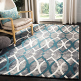 SAFAVIEH Dip Dye Mercan Hand-tufted Wool Geometric Area Rug