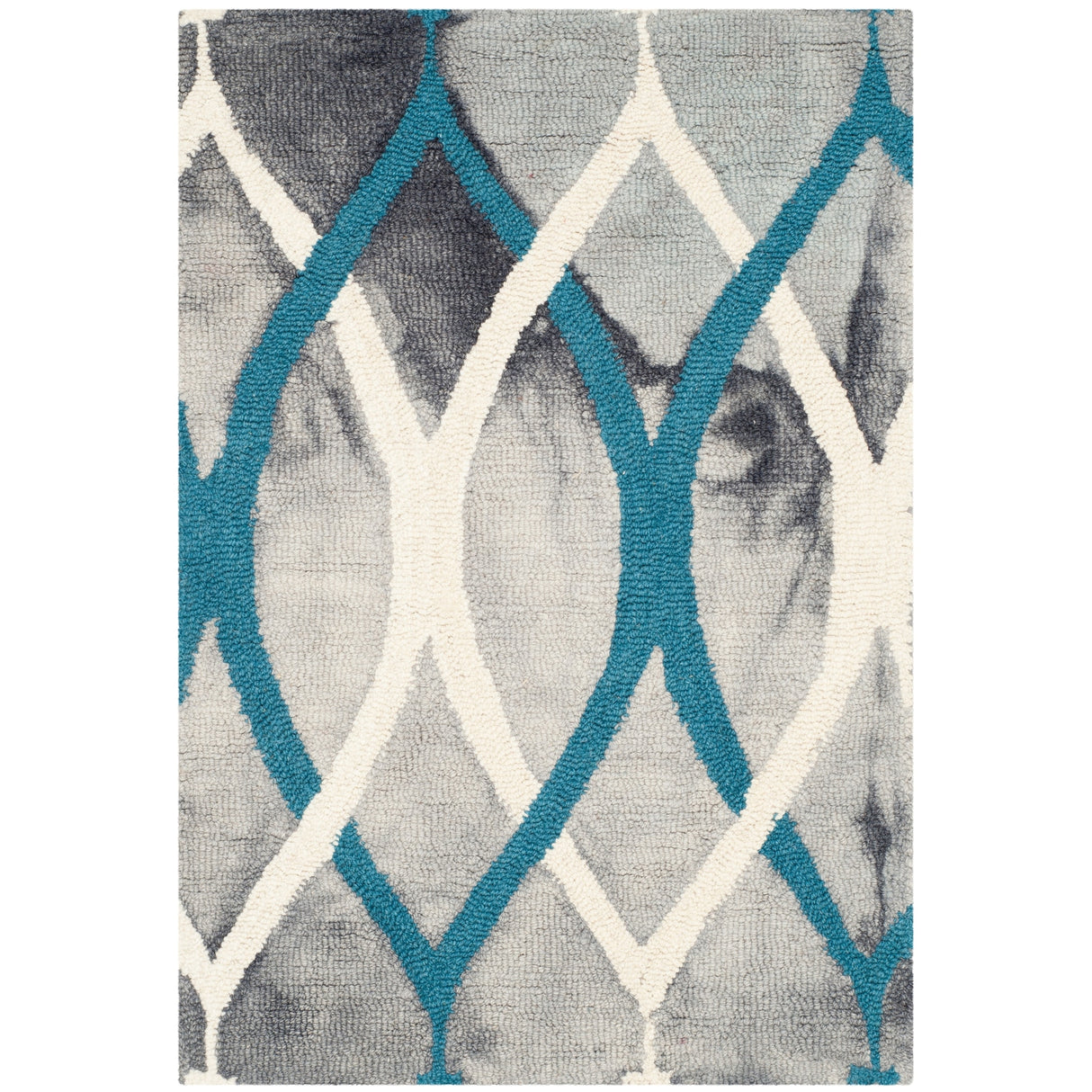 SAFAVIEH Dip Dye Mercan Hand-tufted Wool Geometric Area Rug