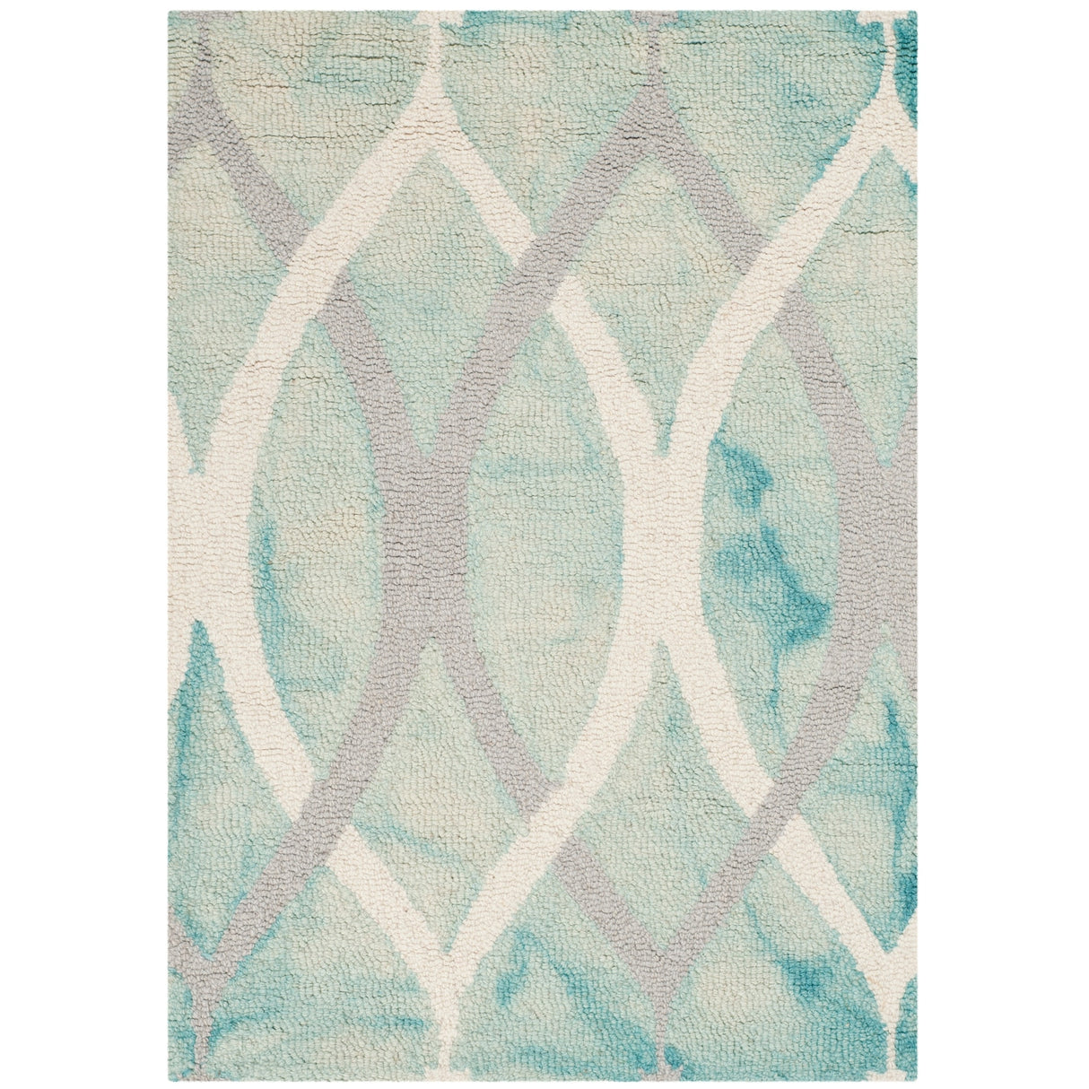 SAFAVIEH Dip Dye Mercan Hand-tufted Wool Geometric Area Rug