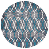 SAFAVIEH Dip Dye Mercan Hand-tufted Wool Geometric Area Rug