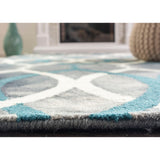 SAFAVIEH Dip Dye Mercan Hand-tufted Wool Geometric Area Rug