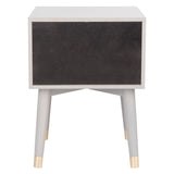 SAFAVIEH Dobrita Mid-Century Modern 2-Drawer Nightstand