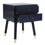 SAFAVIEH Dobrita Mid-Century Modern 2-Drawer Nightstand