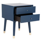 SAFAVIEH Dobrita Mid-Century Modern 2-Drawer Nightstand