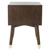 SAFAVIEH Dobrita Mid-Century Modern 2-Drawer Nightstand