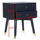 SAFAVIEH Dobrita Mid-Century Modern 2-Drawer Nightstand