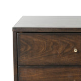 SAFAVIEH Dobrita Mid-Century Modern 2-Drawer Nightstand