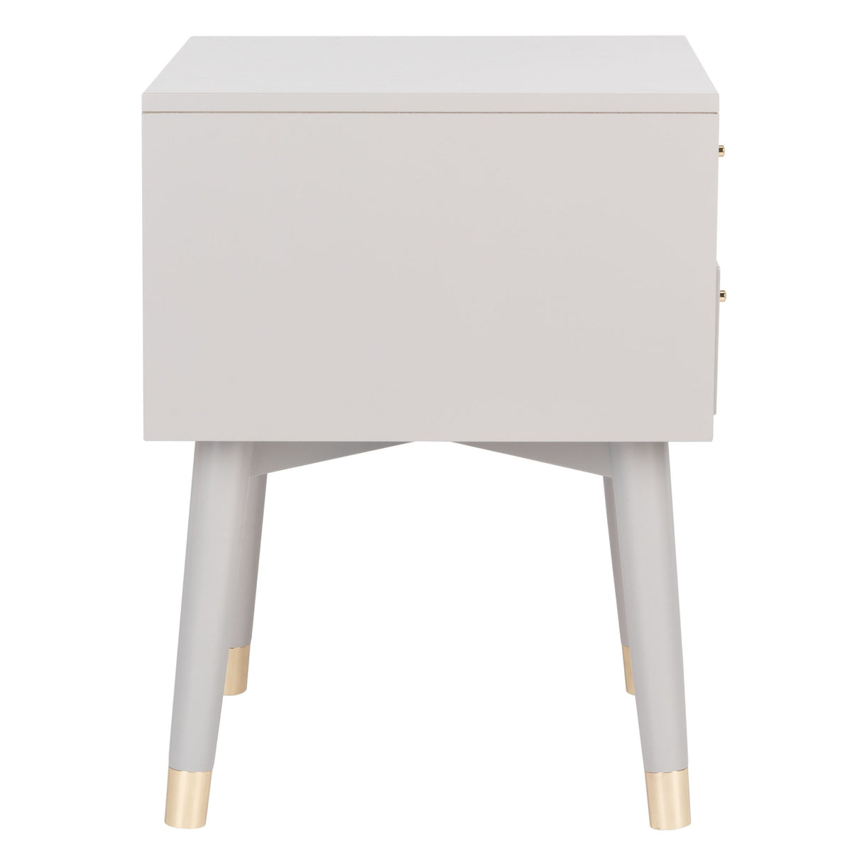 SAFAVIEH Dobrita Mid-Century Modern 2-Drawer Nightstand