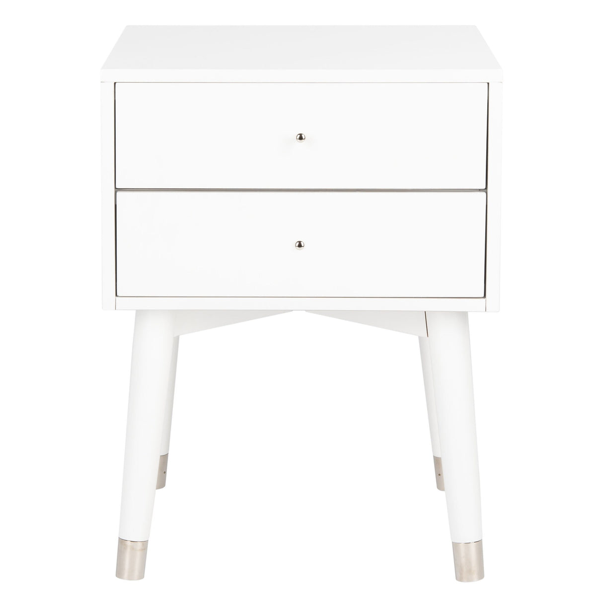 SAFAVIEH Dobrita Mid-Century Modern 2-Drawer Nightstand