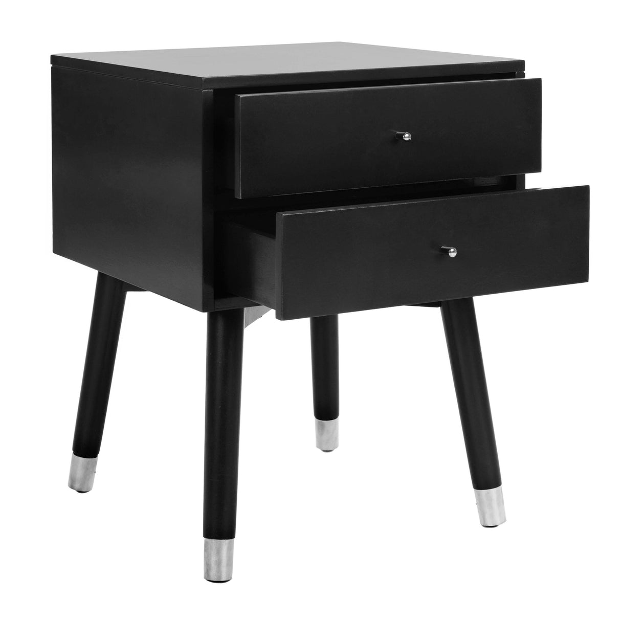 SAFAVIEH Dobrita Mid-Century Modern 2-Drawer Nightstand