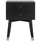 SAFAVIEH Dobrita Mid-Century Modern 2-Drawer Nightstand