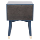 SAFAVIEH Dobrita Mid-Century Modern 2-Drawer Nightstand