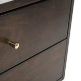 SAFAVIEH Dobrita Mid-Century Modern 2-Drawer Nightstand