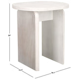 SAFAVIEH Dorothea Ribbed Accent Table - 18.1 In. W x 15.7 In. D x 20 In. H - 18Wx16Dx20H