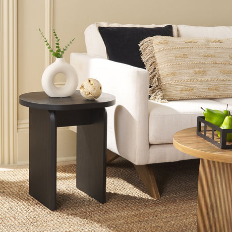 SAFAVIEH Dorothea Ribbed Accent Table - 18.1 In. W x 15.7 In. D x 20 In. H - 18Wx16Dx20H