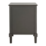 SAFAVIEH Doshia Grey Storage Side Table - 16.9" x 15" x 24" - 17Wx15Dx24H