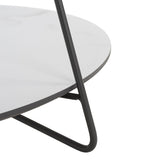 SAFAVIEH Dot Modern 2-Tier Round Coffee Table - 32 In. W x 32 In. D x 16 In. H - 32Wx32Dx16H