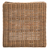 SAFAVIEH Draginja Natural Rattan Accent Table - 23.6" x 23.6" x 20.5" - 24Wx24Dx21H