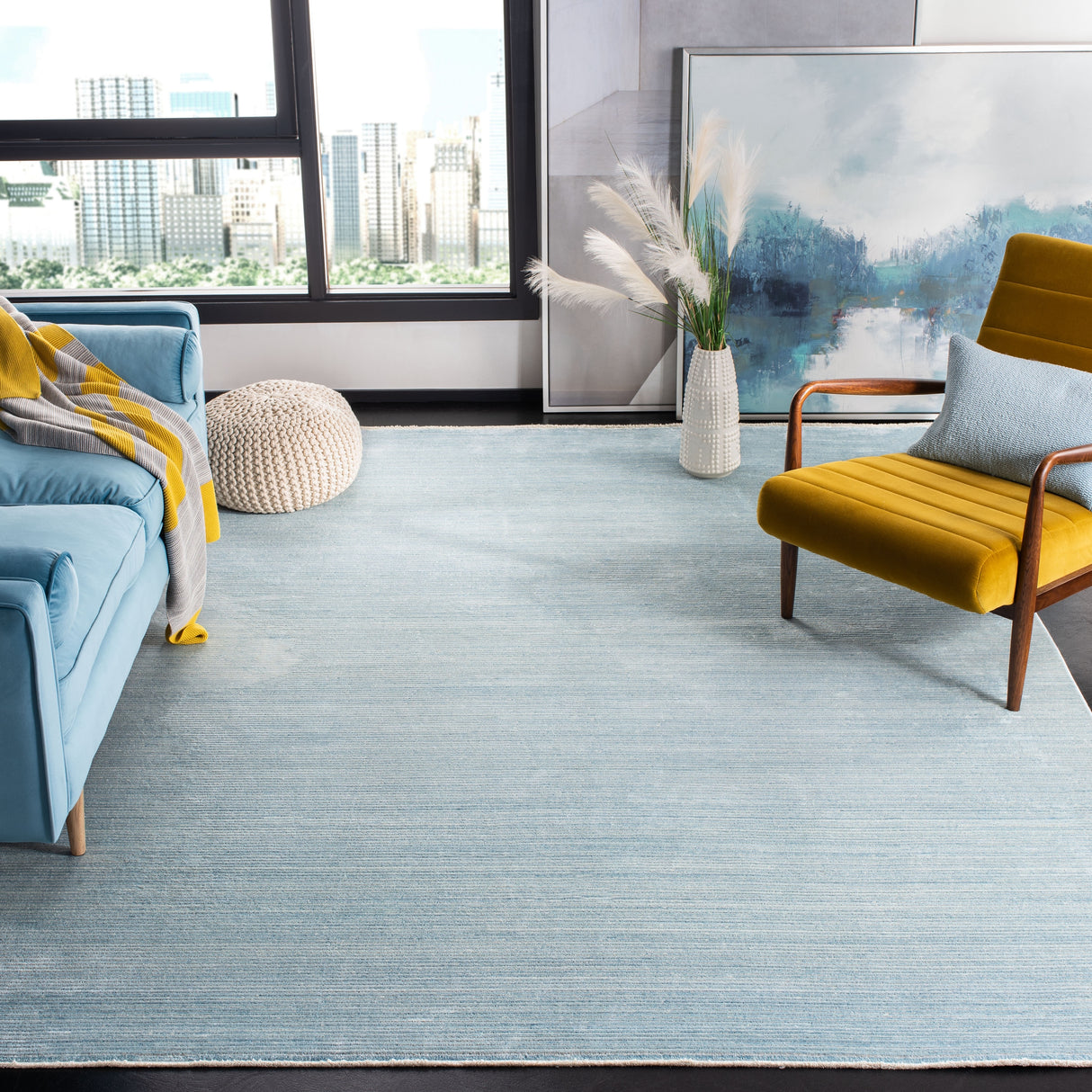 SAFAVIEH Dream Uma-Devi Modern Abstract Viscose Rug