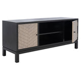 SAFAVIEH Dwan 47-inch Storage Media TV Stand - 47.3" W x 15.8" L x 20" H - 47Wx16Dx20H