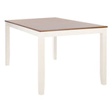 SAFAVIEH Earnestine Rectangle Dining Table - 57" W x 36" L x 30" H - 57Wx36Dx30H