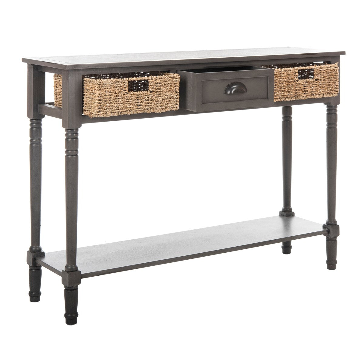 SAFAVIEH Edyth Grey Console - 44.5" x 13.4" x 31.5" - 45Wx13Dx32H