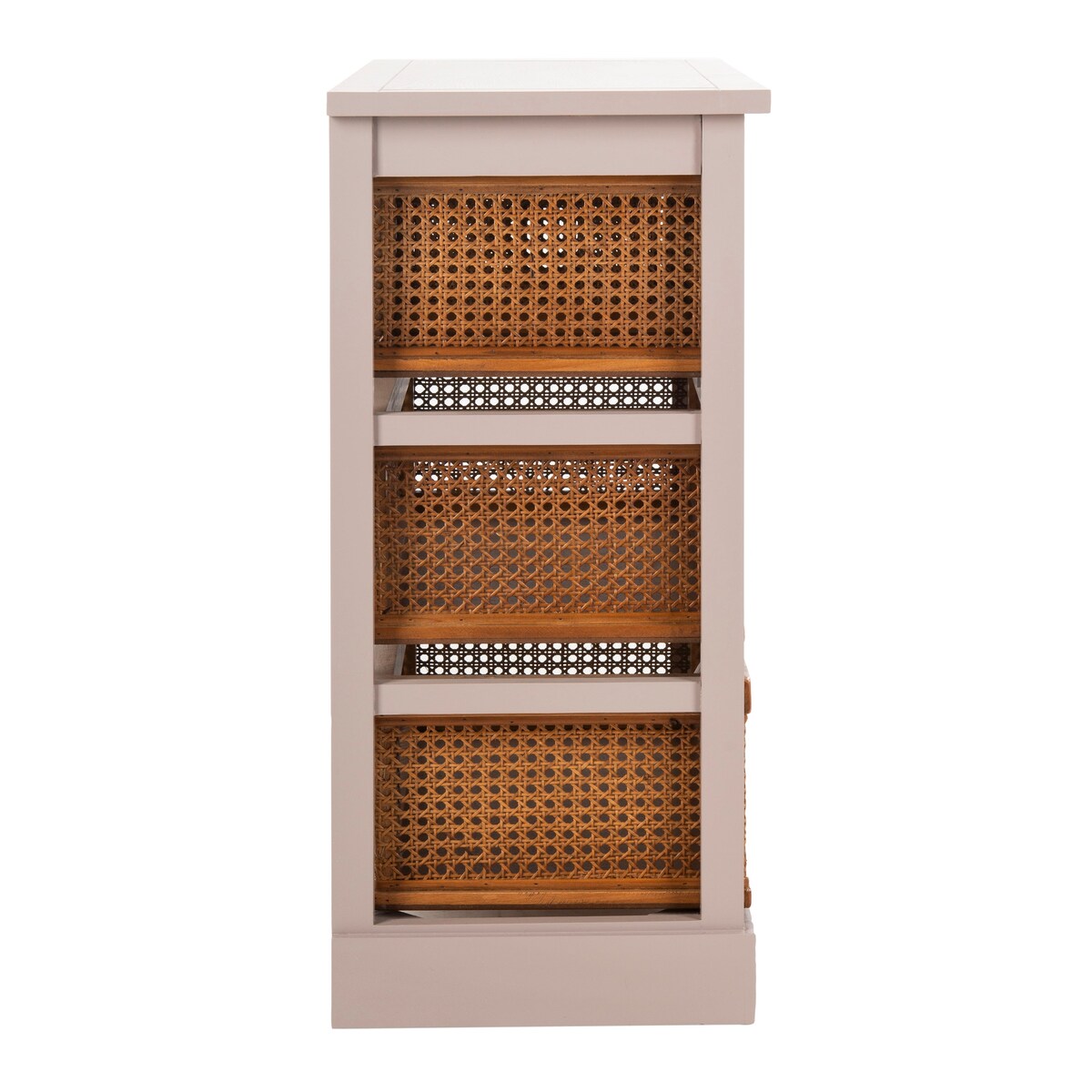 SAFAVIEH Eilike 4-Drawer White Storage Cabinet - 29.1" x 13.8" x 30.3" - 29Wx14Dx30H