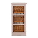 SAFAVIEH Eilike 4-Drawer White Storage Cabinet - 29.1" x 13.8" x 30.3" - 29Wx14Dx30H